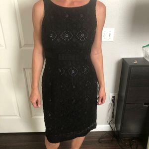 Black Lace Cocktail Dress